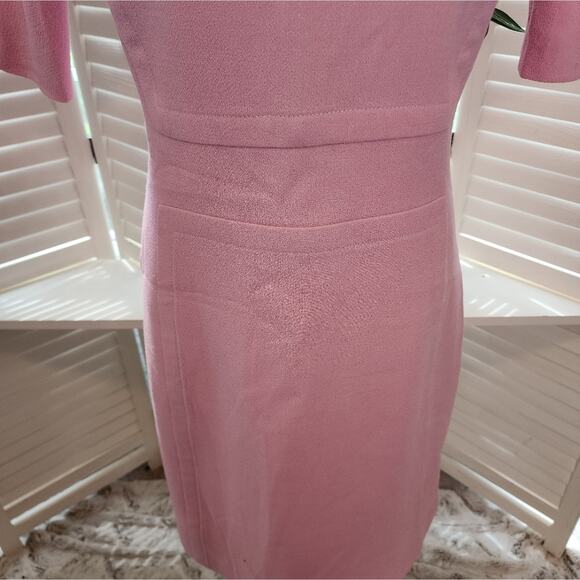 MICHAEL KORS PINK FITTED DRESS SIZE 8 - Picture 3 of 6